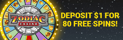 Zodiac Casino 80 Free Spins