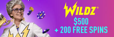 Wildz casino welcome offer